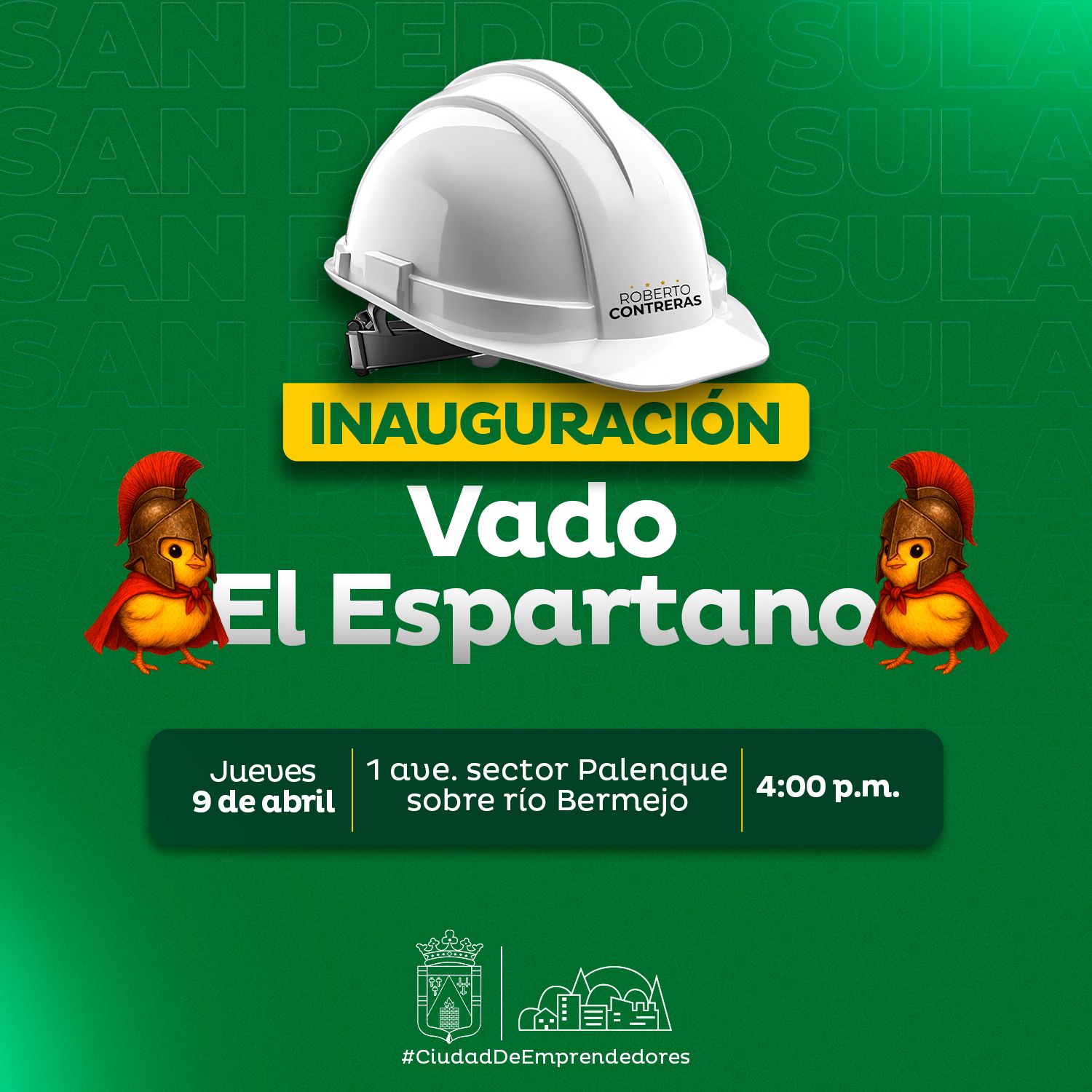 Inauguración Vado "El Espartano"